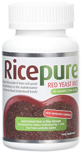 Rice Pure Red Rice Yeast Capsules Pack of 30