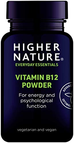 Higher Nature Sublingual Vitamin B12 200µg, High Potency 30g pdr