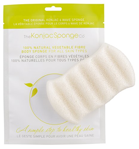 The Konjac Sponge Co Konjac Sponge 100% Pure Konjac 6 Wave Body Sponge