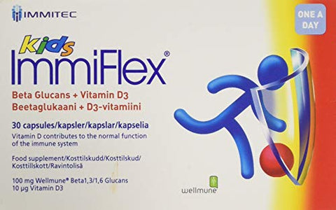 Immiflex Kids Wellmune 30 Capsules