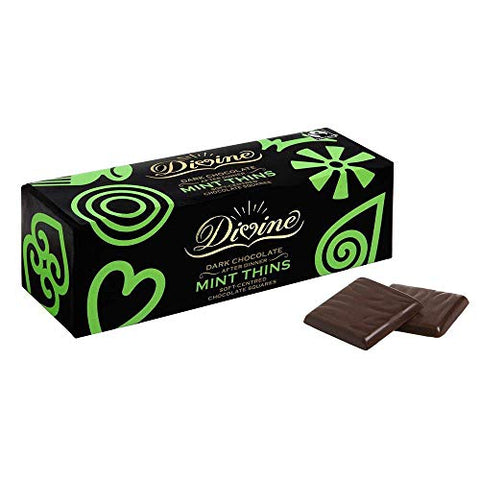Divine Chocolate Fair Trade After Dinner Mint Thins 200g