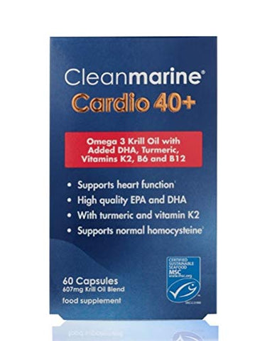 Cleanmarine Cardio 40+ 607mg 60caps