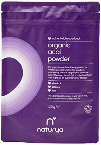 Naturya Organic Acai Powder 125 g Nutritional Power Food Pouch