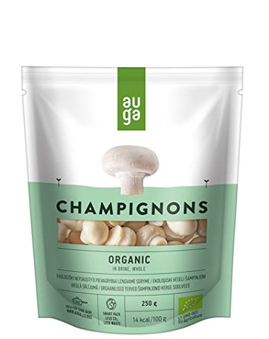 Auga Whole Organic Champignons in Brine 250g