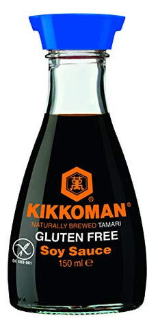 Kikkoman Tamari Gluten Free Soy Sauce 150ml (Pack of 6)