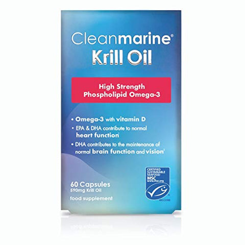 Cleanmarine Krill Oil 500mg 60 Caps