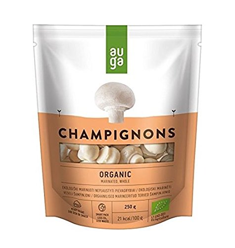 Auga Marinated Whole Organic Champignons 250g