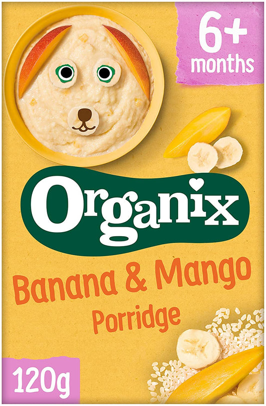 Organix Organic Banana & Mango Porridge 120g