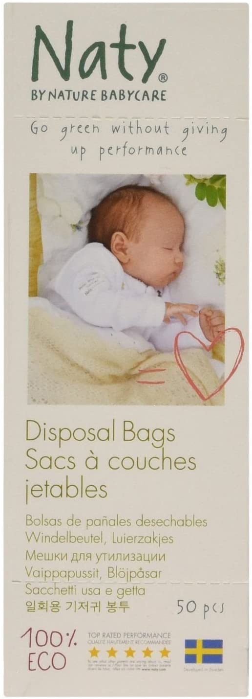 Naty by Nature Babycare Eco Nappy Bags 50s