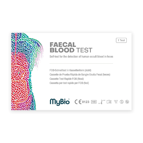 MyBio Faecal Blood Test 1 test (Pack of 6)