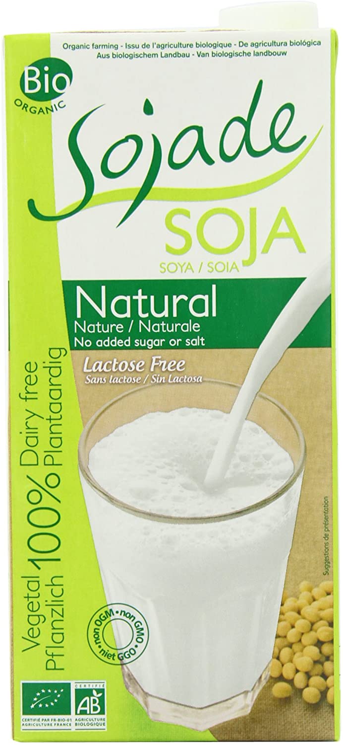 Sojade Organic Natural Soya Drink 1 Litre (Pack of 10)