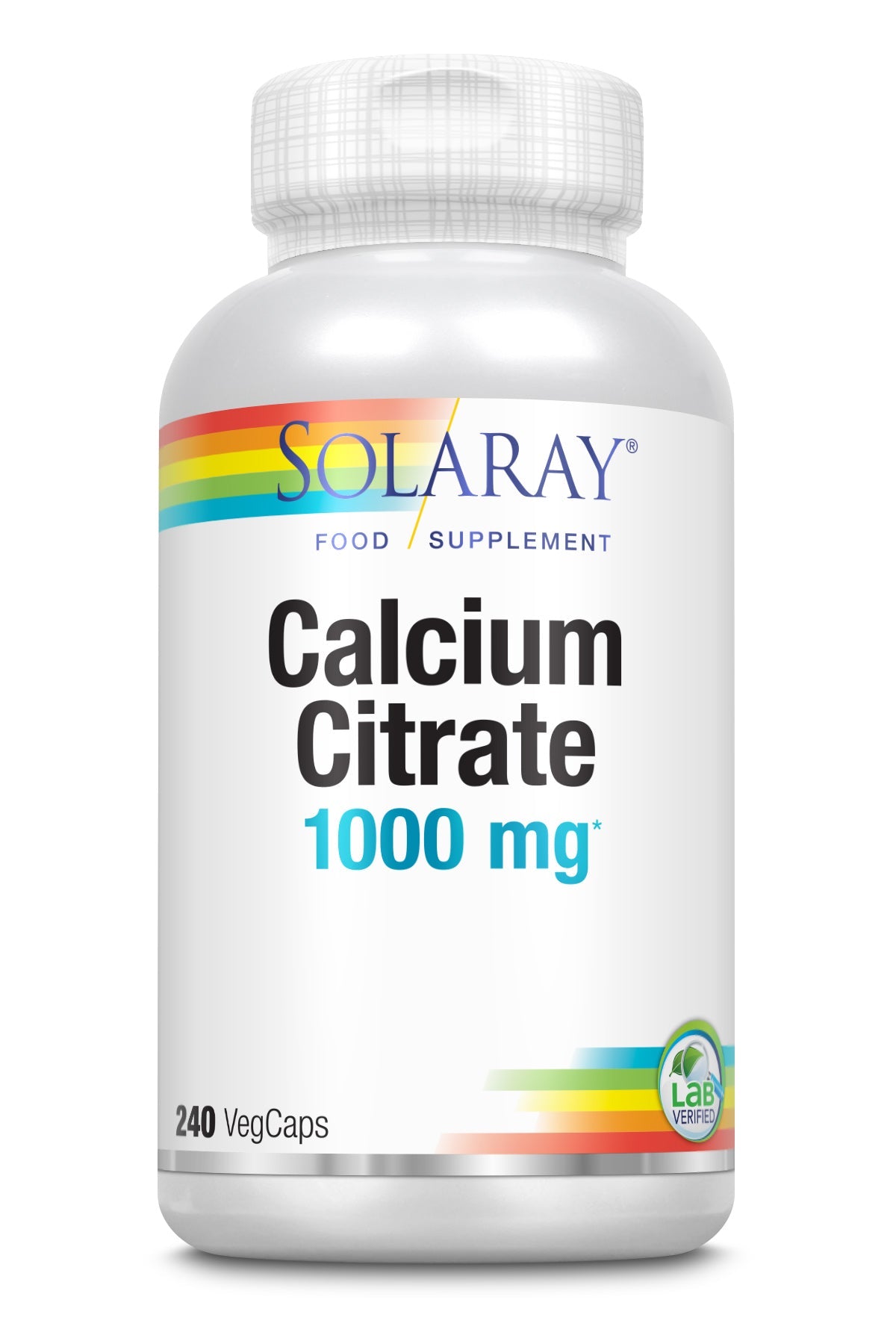 Solaray Calcium Citrate 1000mg 240 Vcaps
