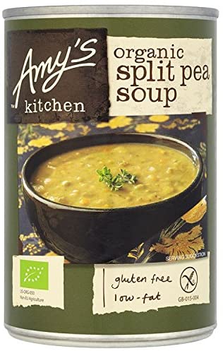 Amy's Kitchen Organic Split Pea Soup 400 g (Pack of 6)