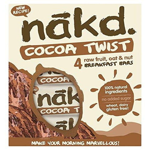 Nakd Cocoa Twist Bar - Multipack 4x30g
