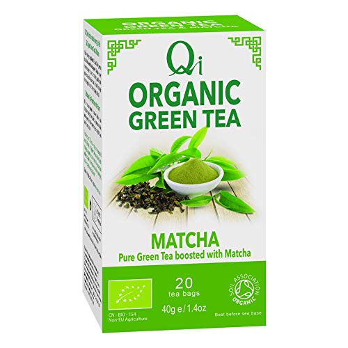 Qi Organic Green Tea & Matcha 20 Bags