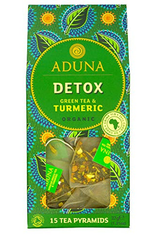 Aduna Detox Green Tea & Turmeric Super Tea 15 Bags