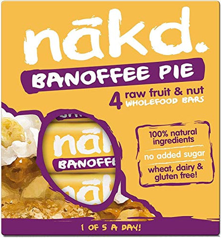 Nakd Banoffee Pie Bar - Multipack (35gx4)