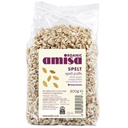 Amisa Organic Spelt Honey Puffs 200g