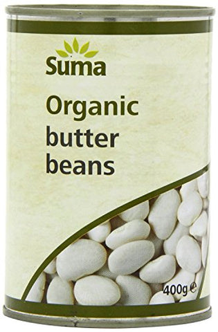 Suma Wholefoods Organic Butter Beans 400g