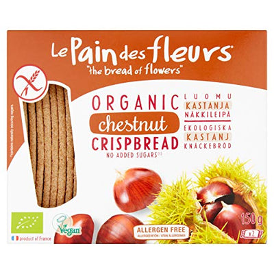 Le Pain Des/Fl Organic & Gf Chestnut Flour Crispbread 150g
