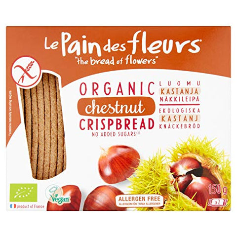 Le Pain Des/Fl Organic & Gf Chestnut Flour Crispbread 150g