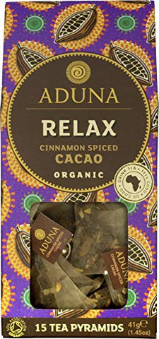 Aduna Relax Cinnamon Spiced Cacao Super Tea 15 Bags