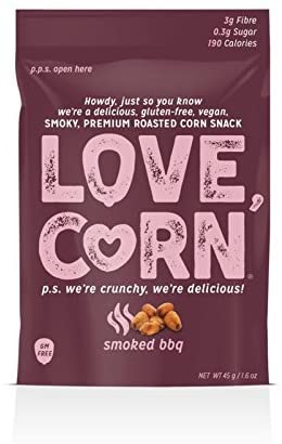 Love Corn BBQ Roasted Corn 45g (Pack of 10)