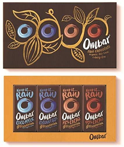 Ombar Chocolate Bar Gift Box (4x35g) (Pack of 5)