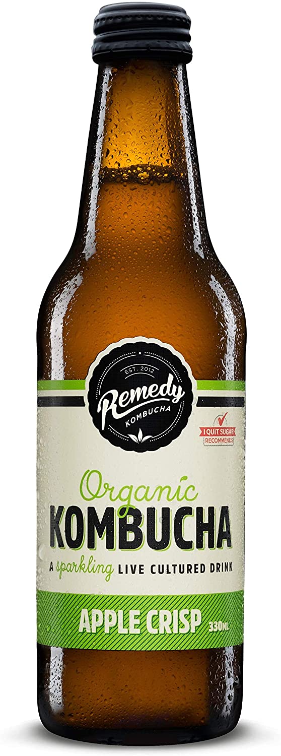 Remedy Apple Crisp Kombucha 330ml (Pack of 12)