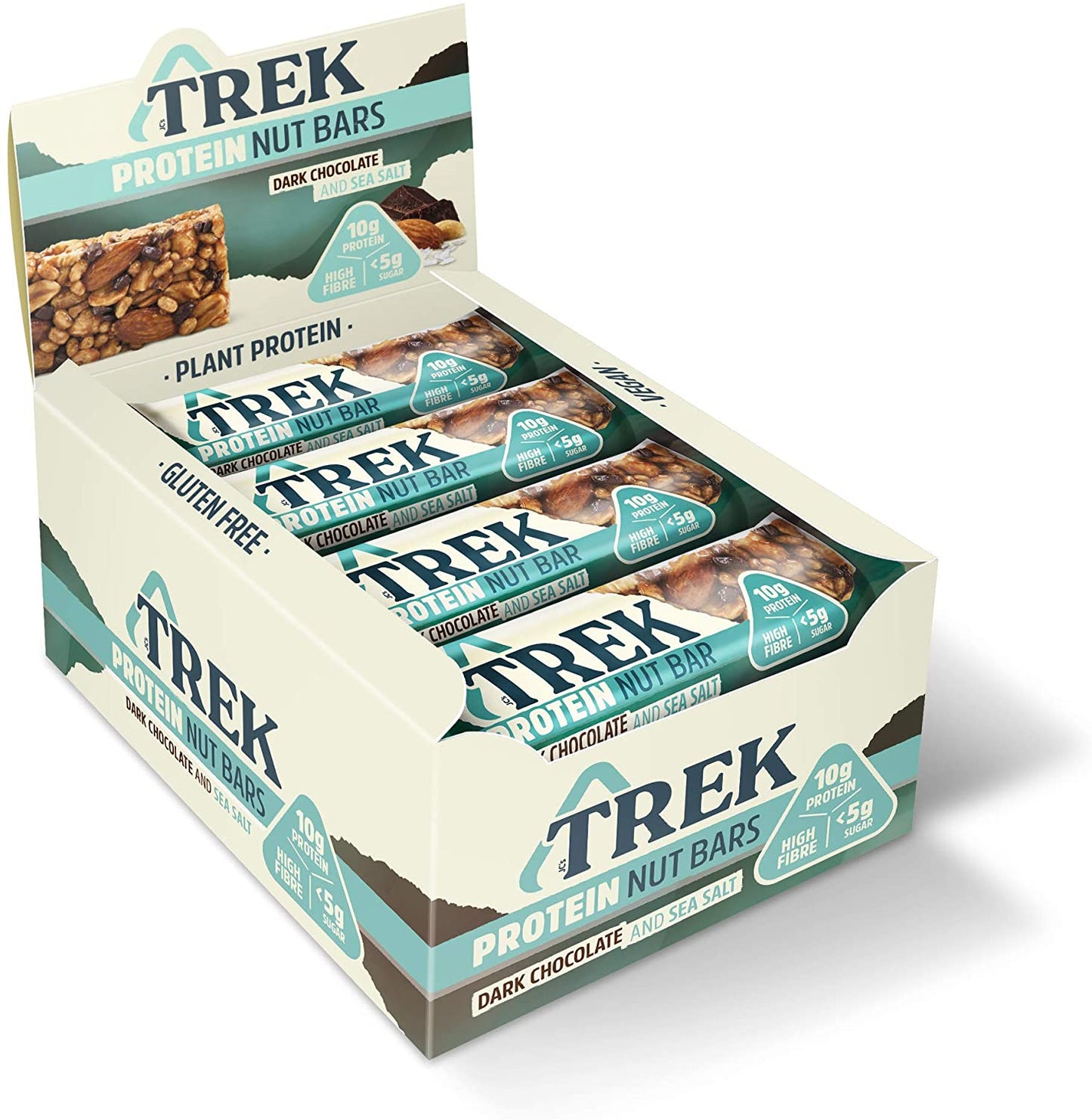 Trek Bars Dark Chocolate & Sea Salt 40g
