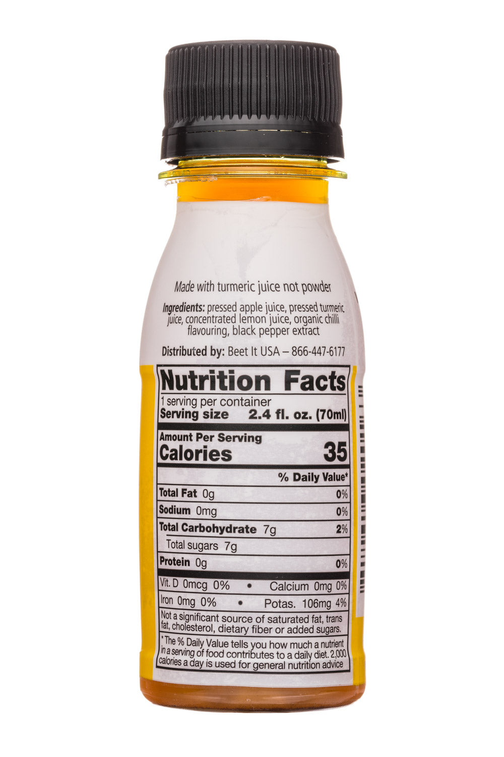 James White Turmeric Zinger Shot 70ml (Pack of 15)