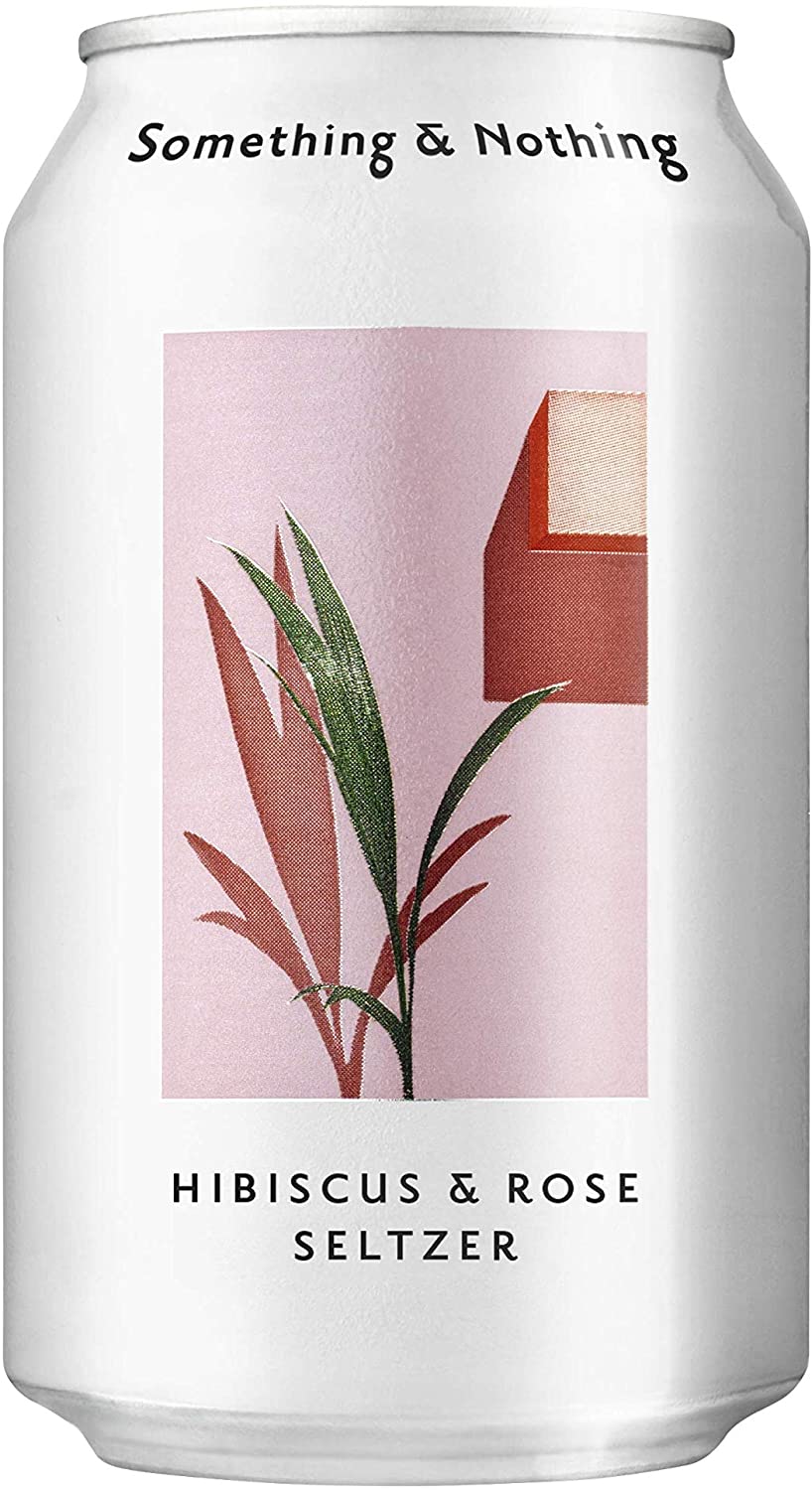 Something And Nothing Hibiscus & Rose Seltzer 330ml (Pack of 12)
