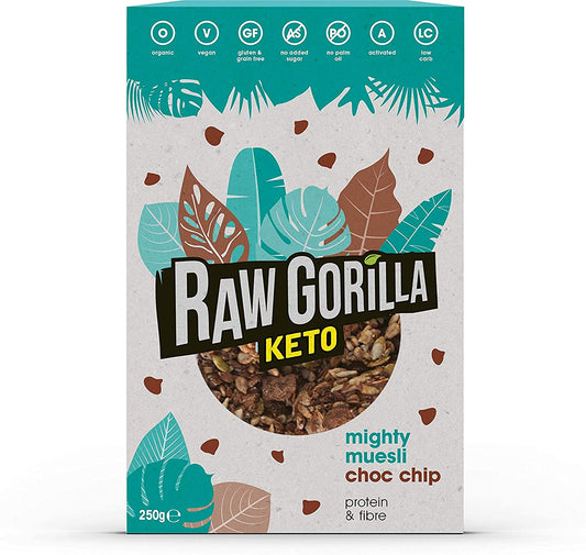 Raw Gorilla Keto Mighty Muesli Choc Chip 250g