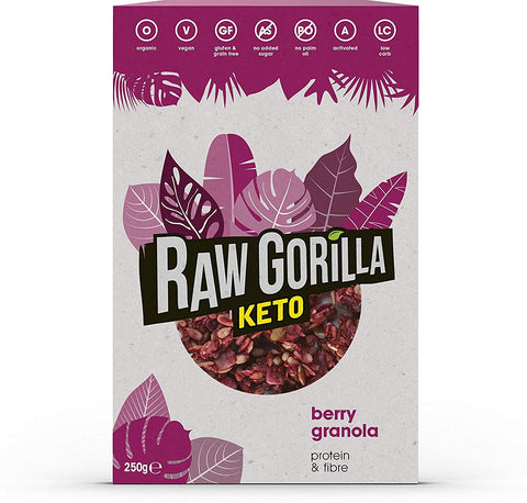 Raw Gorilla Keto Berry Granola 250g