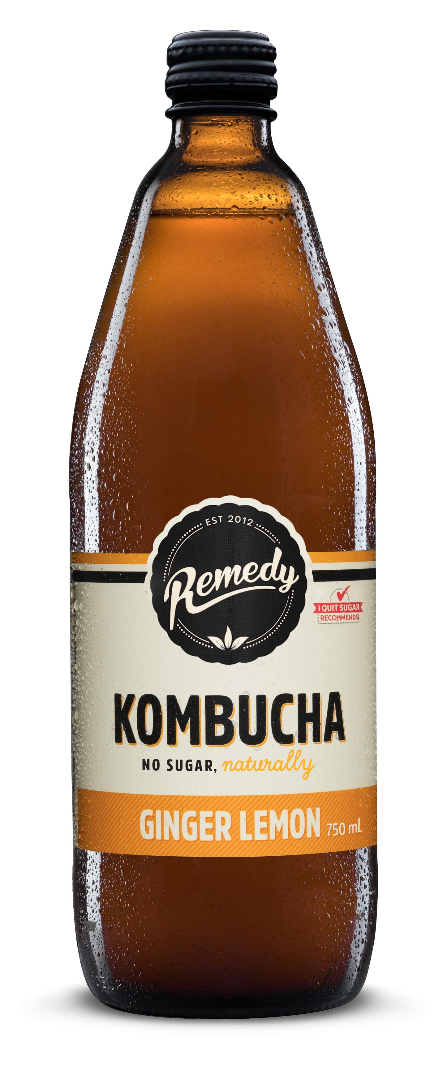 Remedy Kombucha Ginger Lemon 750ml