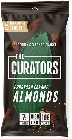 The Curators Espresso Caramel Almonds 35g (Pack of 12)