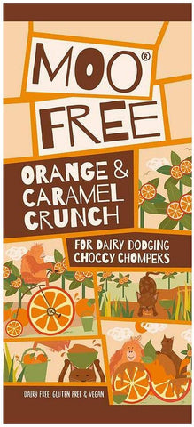 Moo Free Everyday Bar - Orange Crunch 80g (Pack of 12)