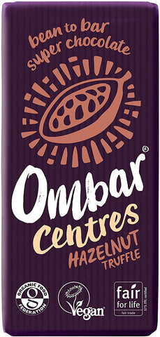 Ombar Organic Centres With Hazelnut Truffle 70g