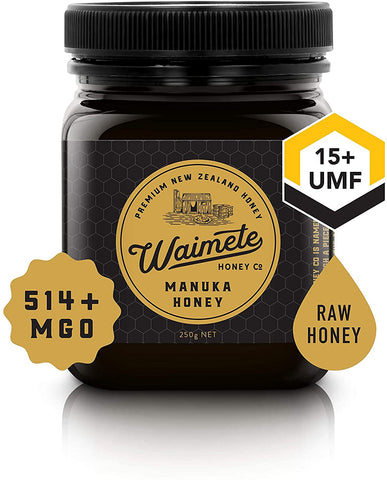 Waimete Honey Manuka Honey MGO 514+ UMF 15+ 250g