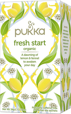Pukka Herbal Ayurveda Organic Fresh Start Herbal Tea 20sach (Pack of 4)