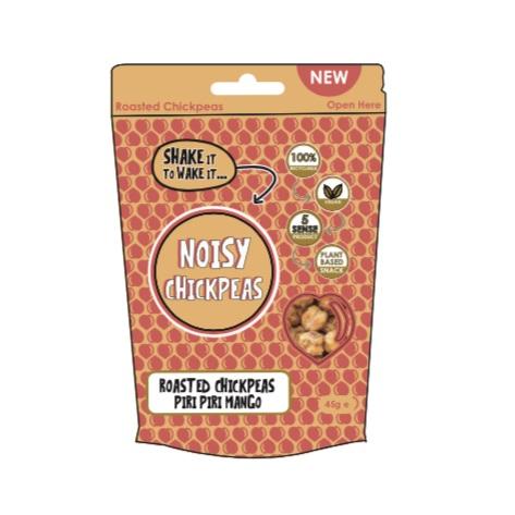 Noisy Snacks Noisy Chickpeas Piri Piri Mango 45g (Pack of 9)