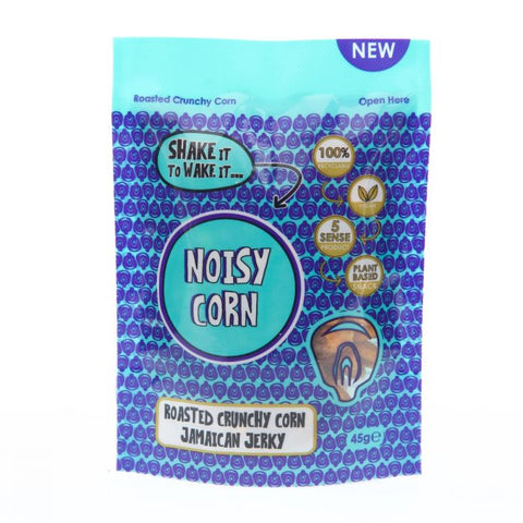 Noisy Snacks Noisy Corn Jamaican Jerky 45g (Pack of 9)