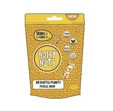Noisy Snacks Noisy Nuts Pickled Onion 45g (Pack of 9)