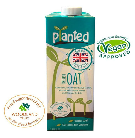 Planted British Oat Drink 1ltr (Pack of 6)