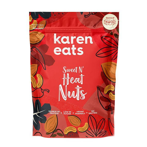 Karen Eats Sweet N' Heat Nuts 65g (Pack of 10)