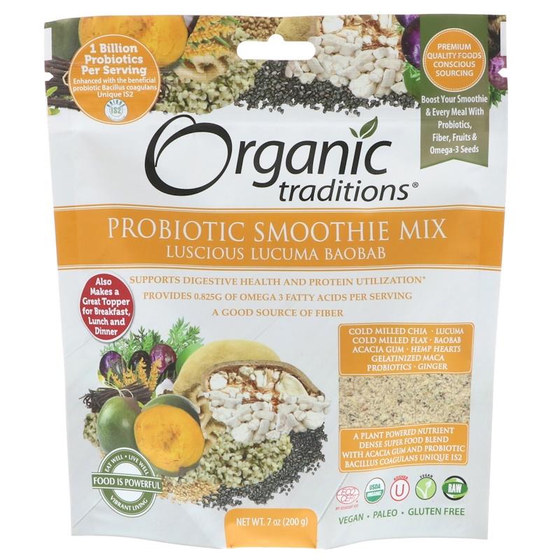 Organic Traditions Organic Luscious Lucuma Baobab 200g (Pack of 6)