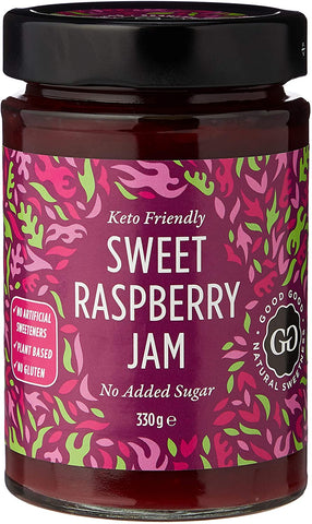 Good Good Stevia Raspberry Jam 330g