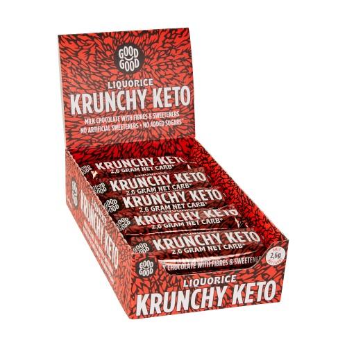 Good Good Stevia Liquorice Keto Bars 35g (Pack of 15)