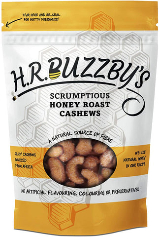 Hr Buzzby'S Honey Roast Cashews 140g (Pack of 5)