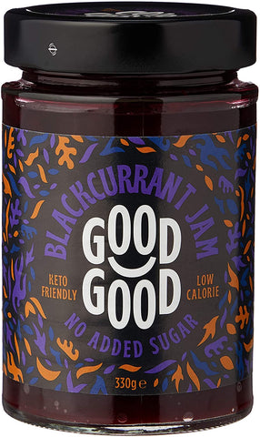 Good Good Stevia Blackcurrant Jam 330g